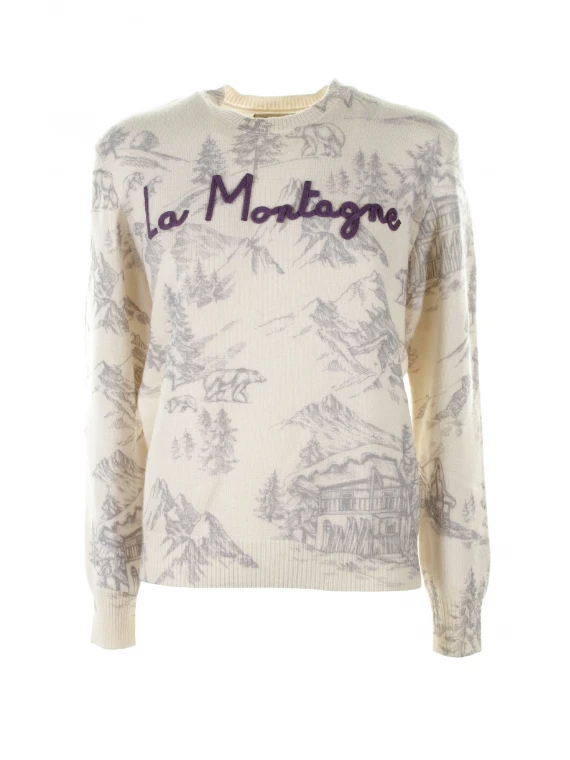 La Montagne crew neck sweater