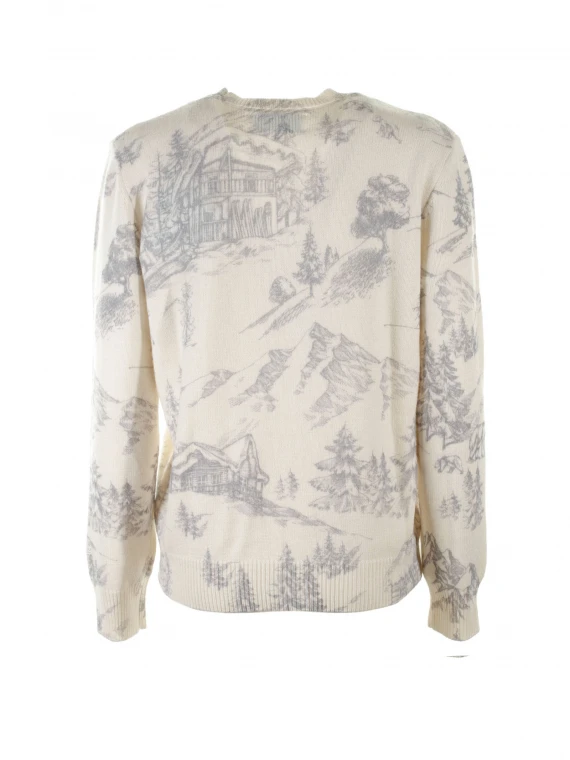 La Montagne crew neck sweater