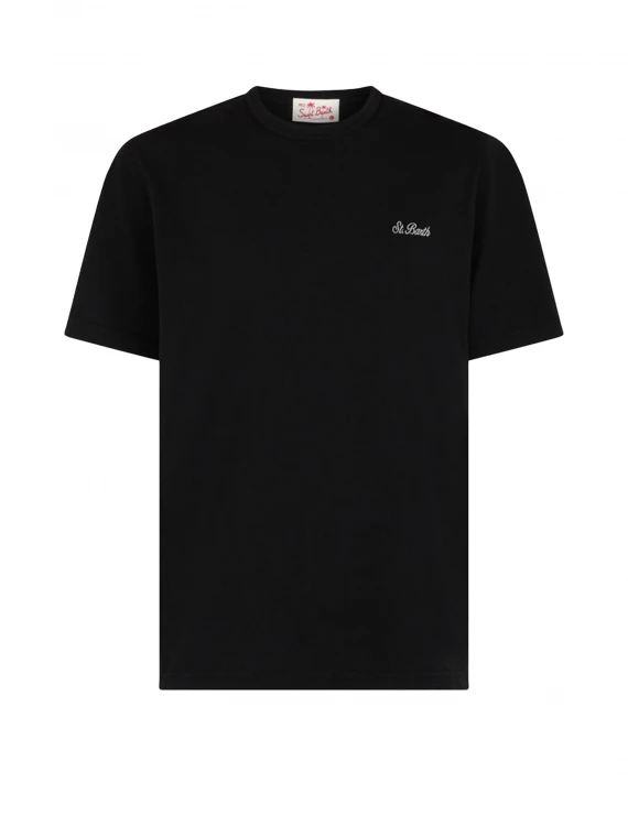 Black T-shirt with logo