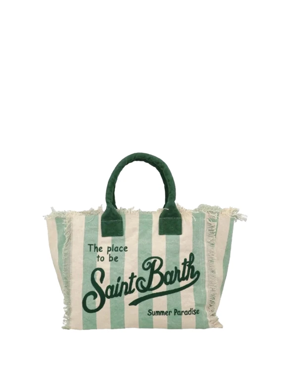 Borsa a spalla Vanity a righe