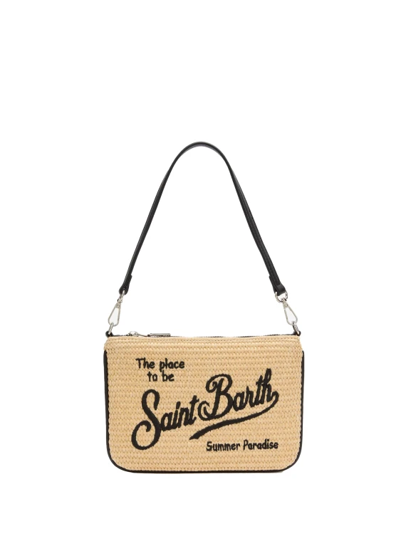 Pochette Parisienne in raffia