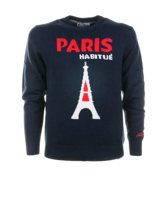 Men's Crew Neck Sweater Paris