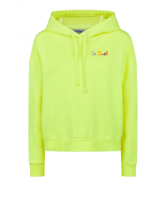 Sweatshirt with hood and logo