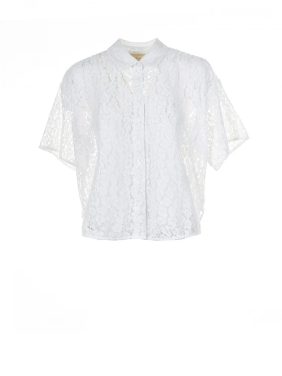 Corded lace shirt