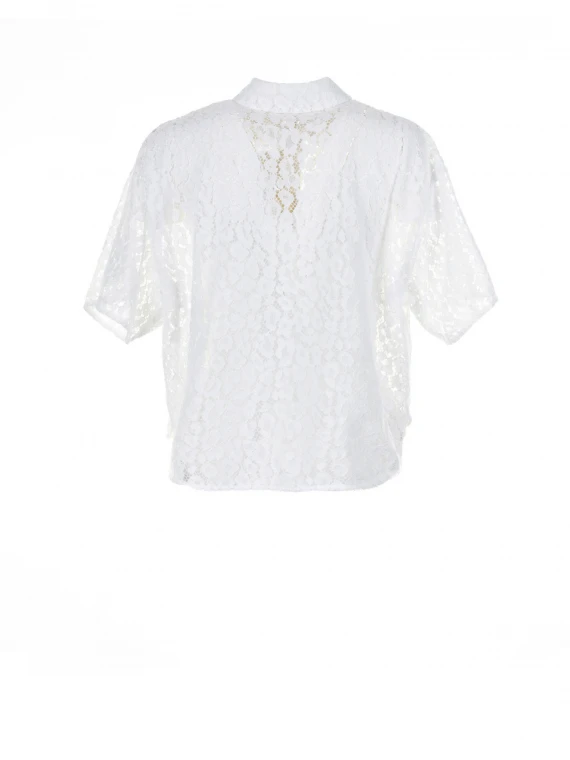 Corded lace shirt