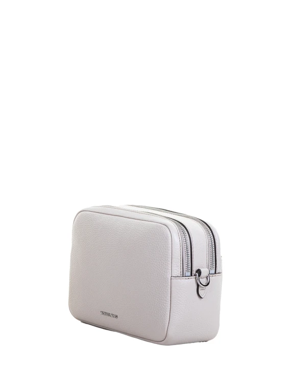 Borsa a tracolla Bryant media in pelle martellata