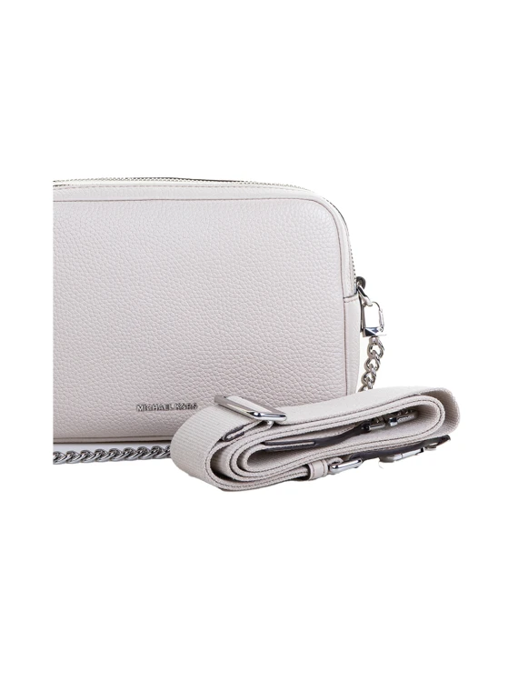 Borsa a tracolla Bryant media in pelle martellata