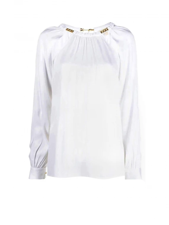 Blusa con dettaglio catena