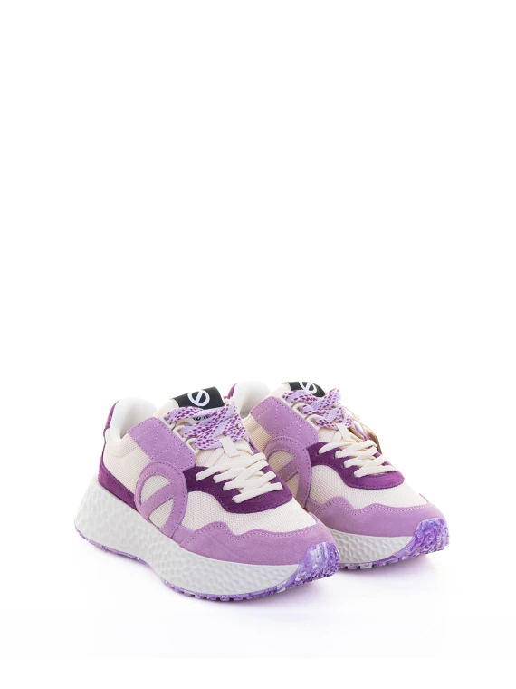 Sneaker lilla in tessuto