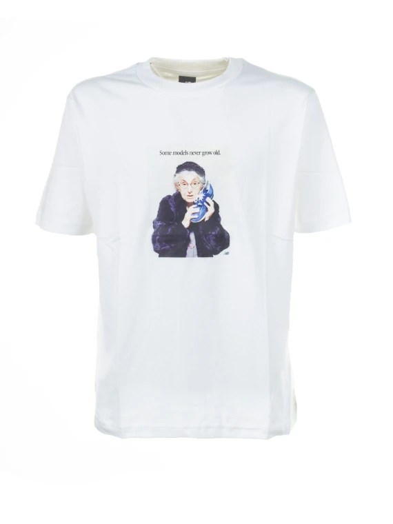 T-shirt bianca con stampa