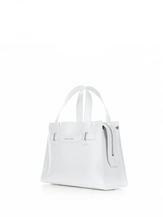 Posh Medium white handbag with shoulder strap