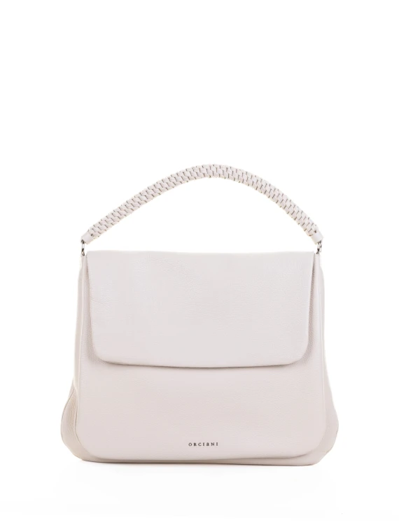 Borsa a spalla Diana Peach Large in pelle