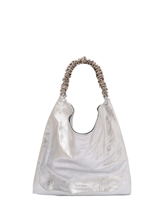 Todo Sense Shoulder Bag in Hammered Leather