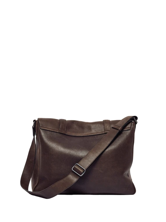 Borsa a tracolla testa di moro in pelle