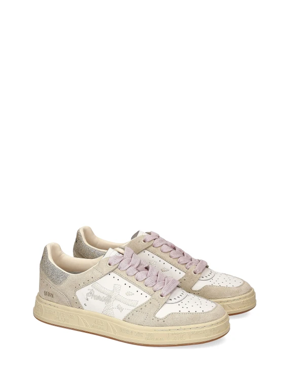 Sneaker Quinn 6951 bianco beige donna