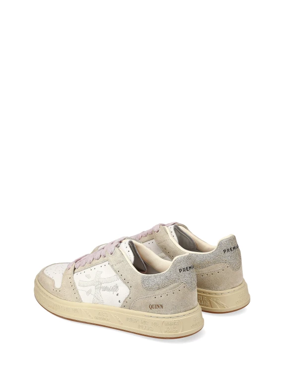 Sneaker Quinn 6951 bianco beige donna