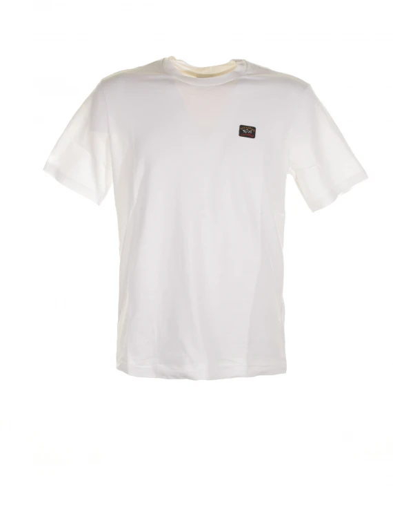 White t-shirt with logo