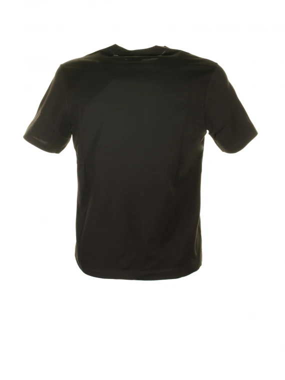 T-shirt nera con logo