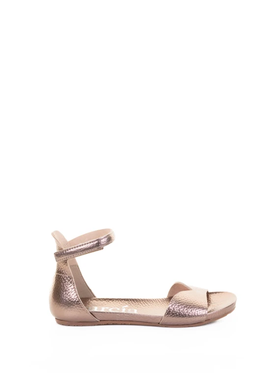 Sandalo Jela in pelle laminata