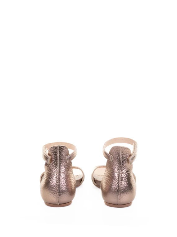 Jela Sandal in Laminated Leather