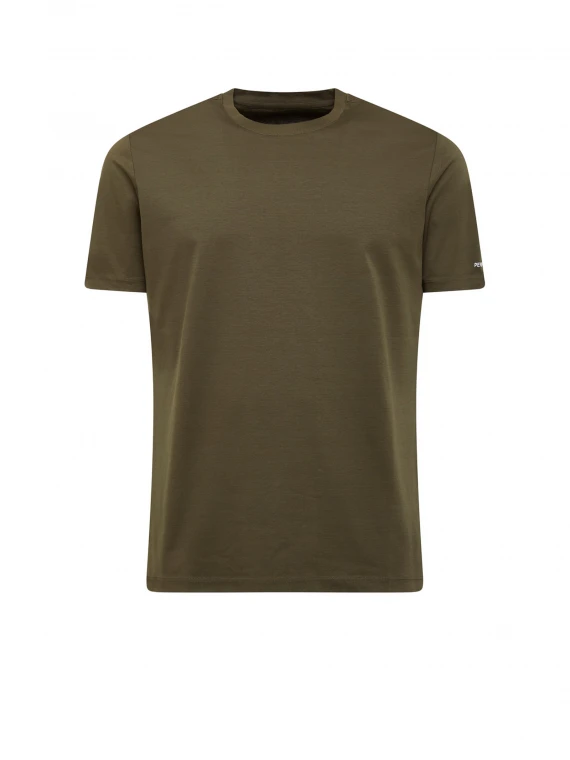 Khaki crew neck T-shirt