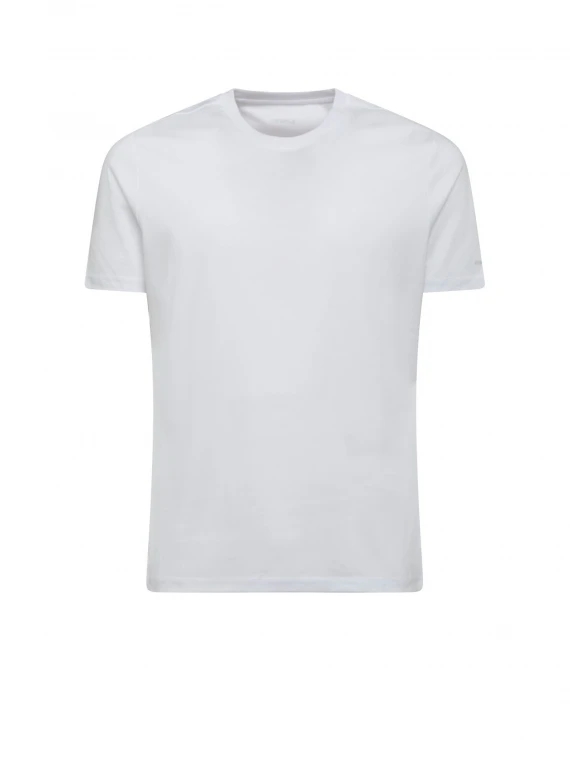 White crew-neck t-shirt