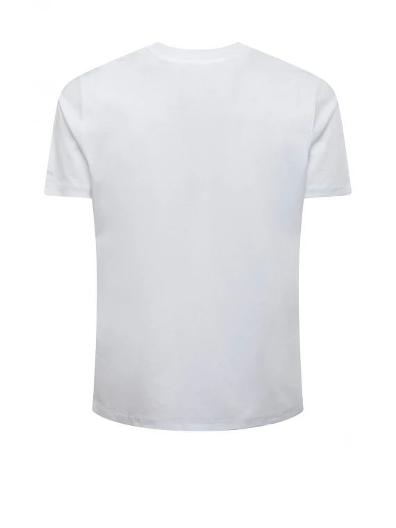 White crew-neck t-shirt