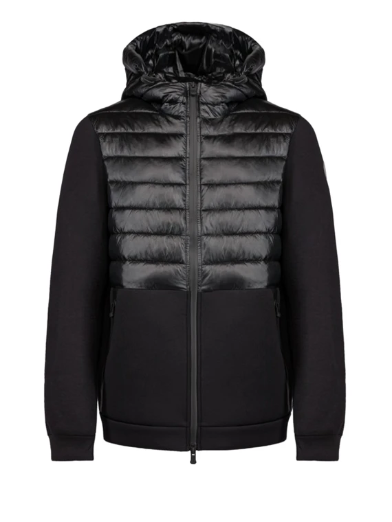 Giacca full zip tecnica con cappuccio