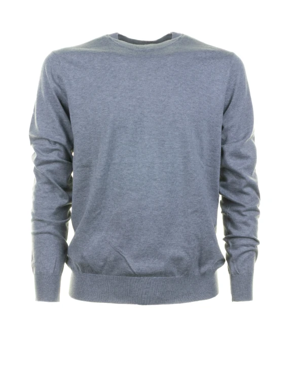 Maglia girocollo grigio uomo