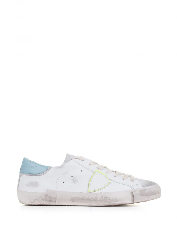 Sneakers Prsx bianco azzurro uomo