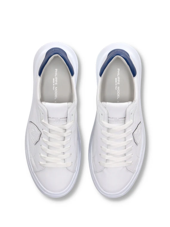 Sneaker uomo Temple low bianco blu