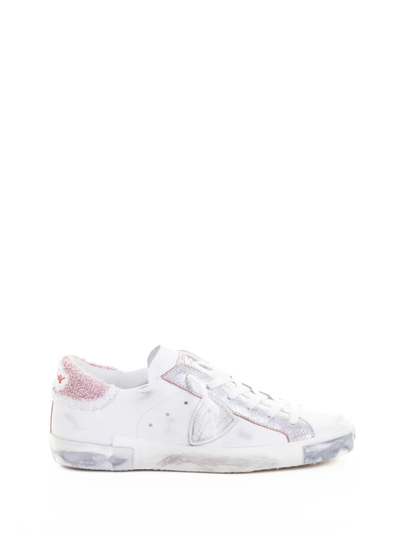 Sneaker bassa Prsx donna bianco rosa