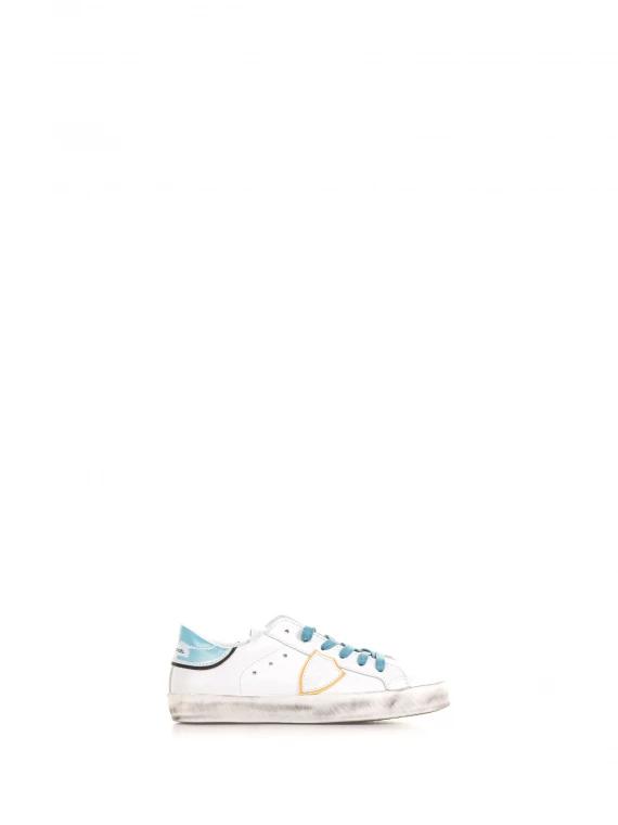 Sneakers basse in pelle