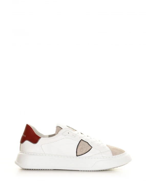 Sneakers Temple Veau in pelle