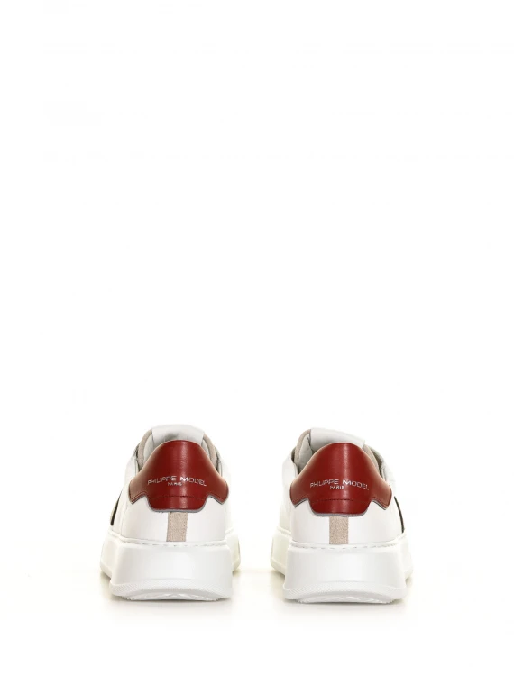 Sneakers Temple Veau in pelle