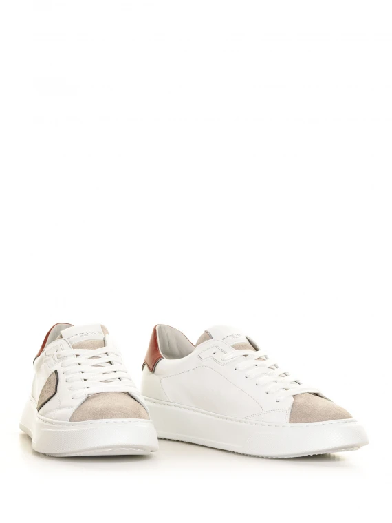 Sneakers Temple Veau in pelle