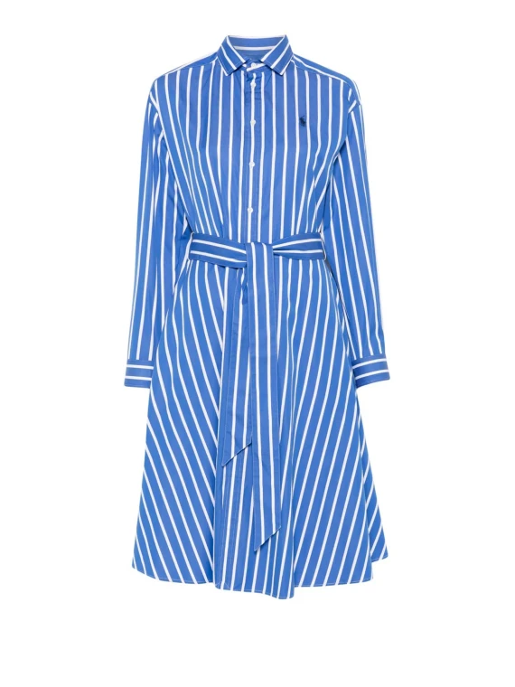 Striped Logo Dress