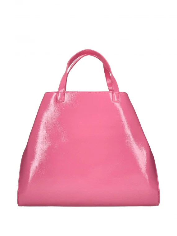 Ashanti fuchsia shopping bag in naplak