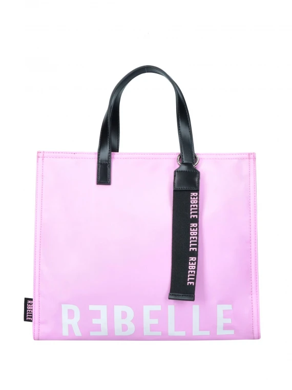 Pink Electra shopping bag in nylon