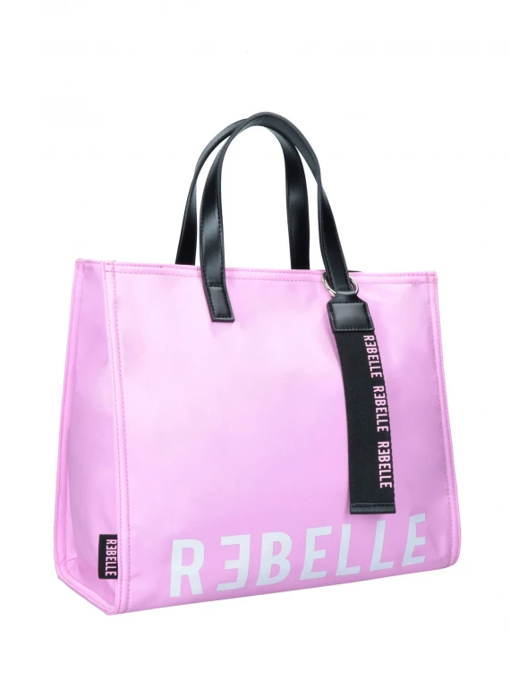 Pink Electra shopping bag in nylon