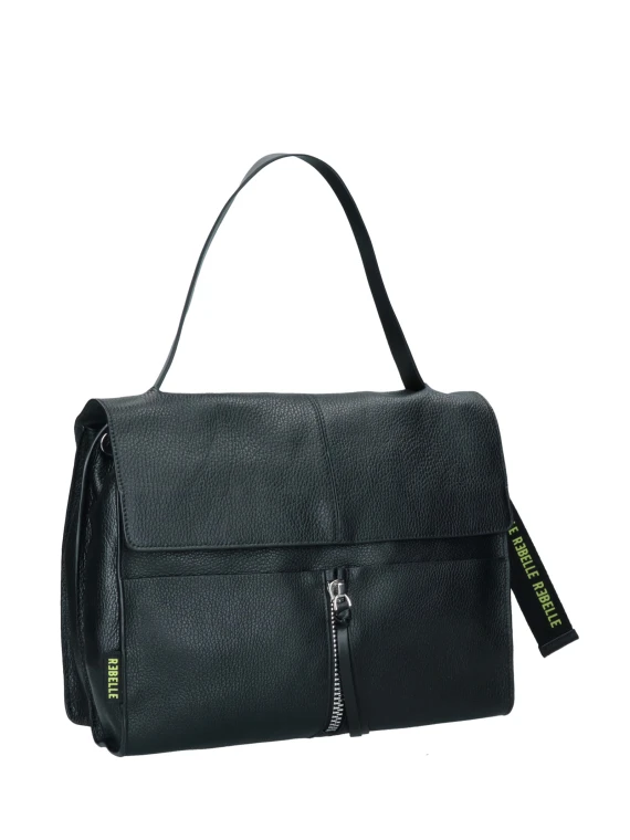 Borsa a spalla Chloe Satchel nero in pelle