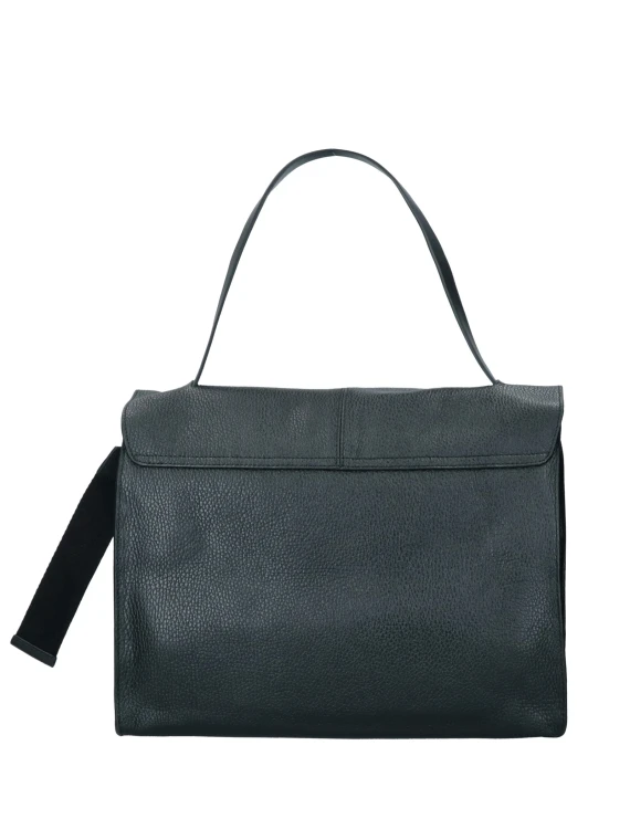 Borsa a spalla Chloe Satchel nero in pelle