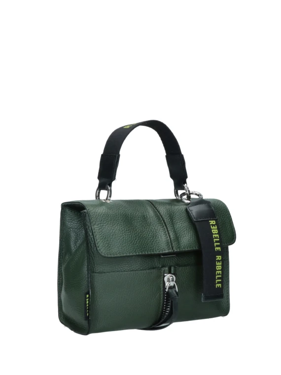 Mini bag Chloe Satchel verde in pelle