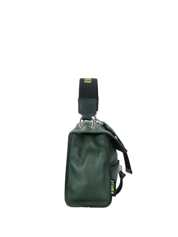 Mini bag Chloe Satchel verde in pelle