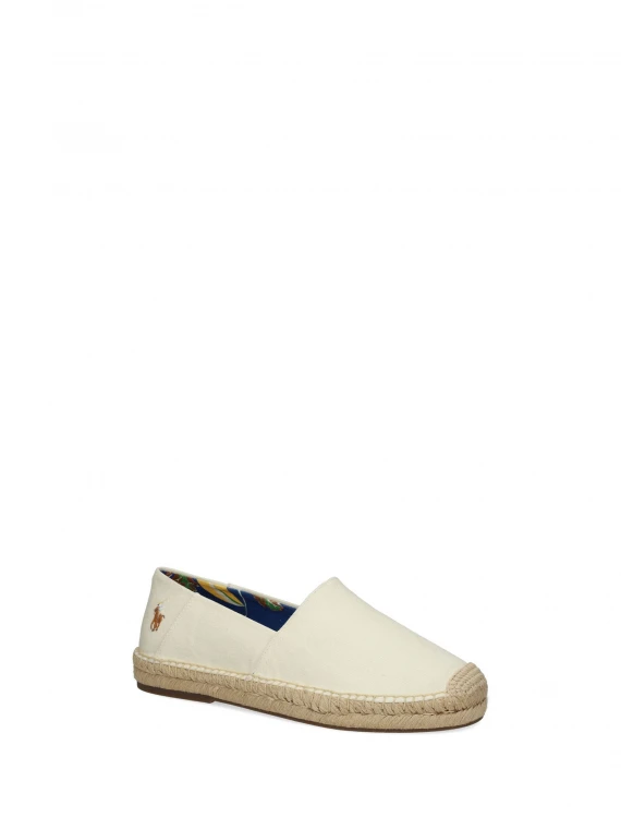 Canvas espadrilles with logo