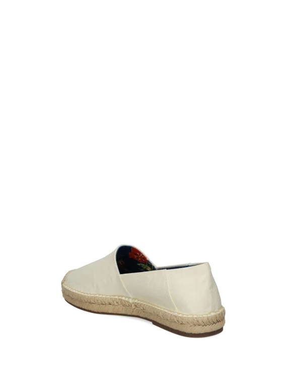 Canvas espadrilles with logo