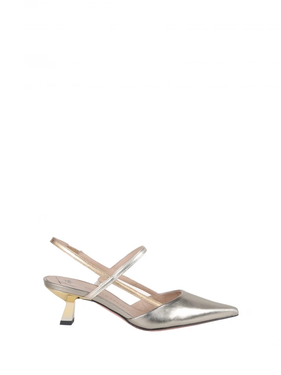 Chanel Amai slingback silver