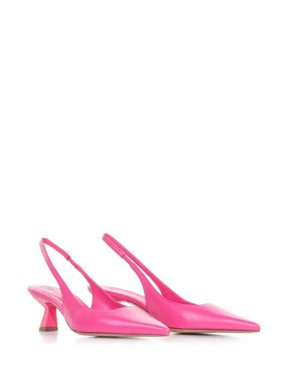 Slingback Arabel in pelle