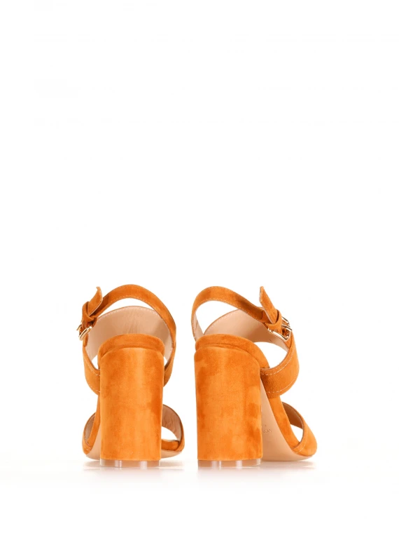 Two-band sandal with strap