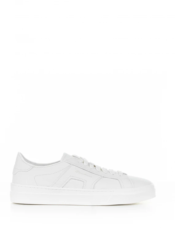 White leather sneaker